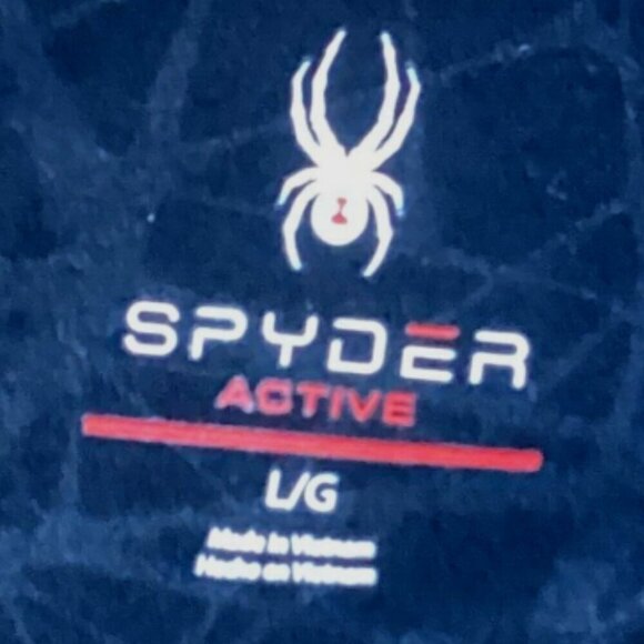 SPYDER Active Jogger Stretch Tights Leggings ProWeb Side Pockets L Black #326B - Picture 6 of 7